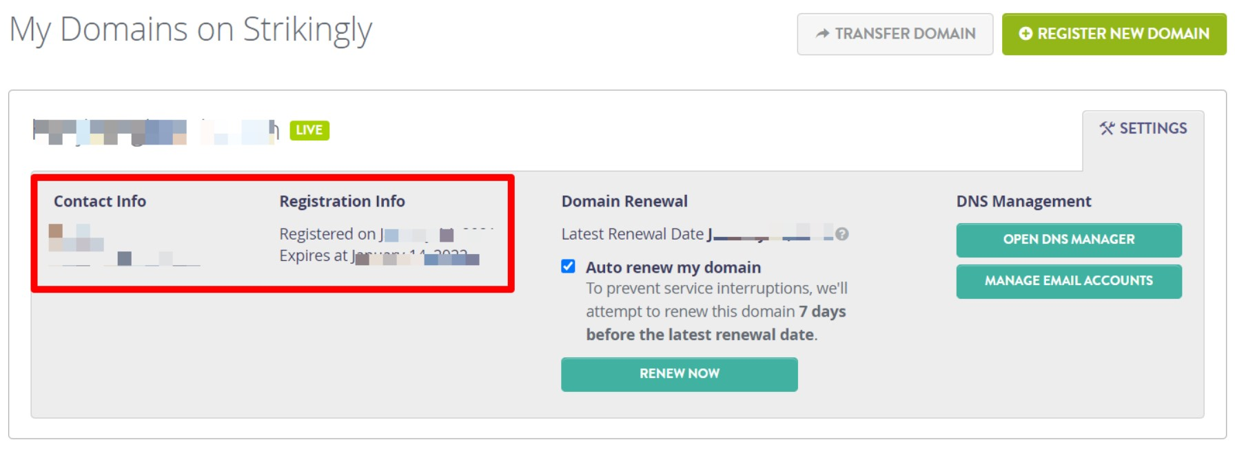 Strikingly Domain Information Strikingly Domain Information